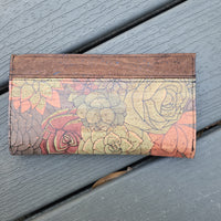 Succulent, Bloom Slender Wallet