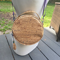Rainbow Cork, Round Crossbody Bag