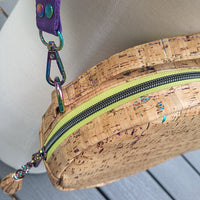 Rainbow Cork, Round Crossbody Bag