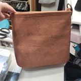 Terracotta Orange & Succulent Cork, Gaia crossbody Bag