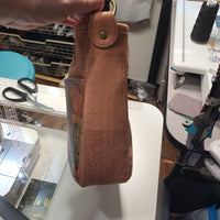 Terracotta Orange & Succulent Cork, Gaia crossbody Bag