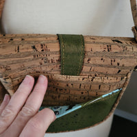 Dollie Bag, birch & olive cork