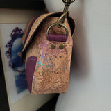 Dollie Bag, unicorn and plum cork