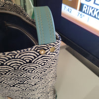 Stephie Shoulder Bag, Sileather and Canvas
