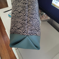 Stephie Shoulder Bag, Sileather and Canvas