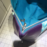Mermaid vinyl. PEEKABOO Beauty Bag (xl)