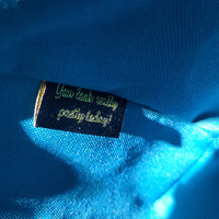 Mermaid vinyl. PEEKABOO Beauty Bag (xl)