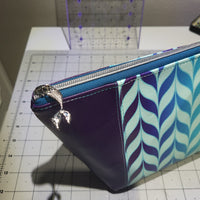 Mermaid vinyl. PEEKABOO Beauty Bag (xl)