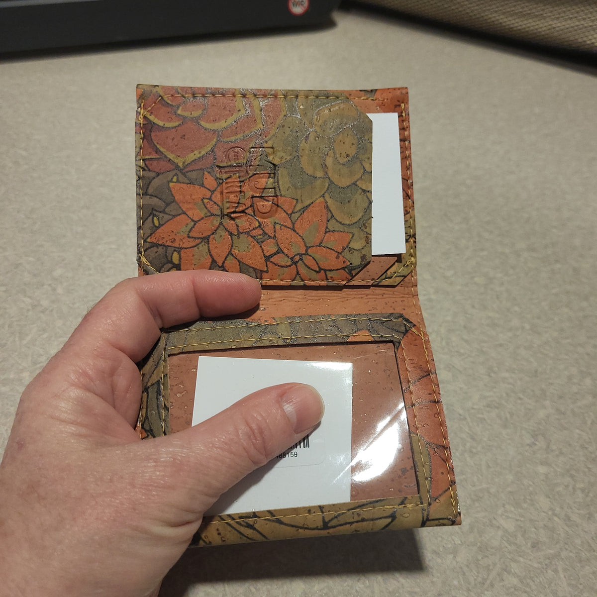 Succulent Cork Wallet – mudandthread