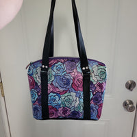 Watercolor Roses, Vinyl, Lola Bag