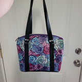 Watercolor Roses, Vinyl, Lola Bag