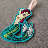 Mermaid Pin-Up Ornament