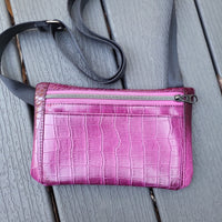 Krocodilly Boysenberry, Vinyl Amplector Bag