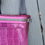 Krocodilly Boysenberry, Vinyl Amplector Bag