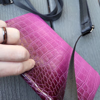 Krocodilly Boysenberry, Vinyl Amplector Bag