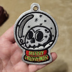 Snow Globe Skull Ornament