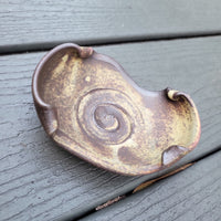 Swirl Raw glaze. Tray 10/22