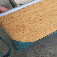 Natual/Ocean, Cork Clutch