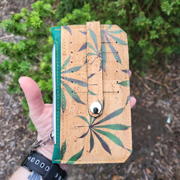 Mary Jane/Green cork Purse pal