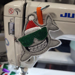 Santa Shark Ornament
