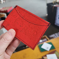 RED/BROWN Front Pocket ID Wallet