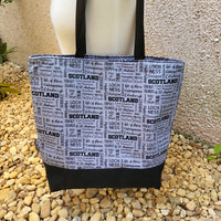Scotland Cities/ medium Sylvie Tote