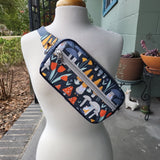 GNOMES/WAX CANVAS. GREENSTLE ADVENTURE BAG