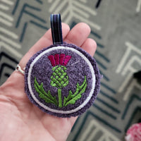 Thistle, Harris Tweed Ornament