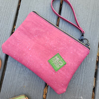 Prickly Pear/Fuschia, Cork Clutch