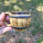 Brown, itty bitty Barrel Mug