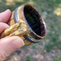 Brown, itty bitty Barrel Mug