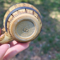 Brown, itty bitty Barrel Mug