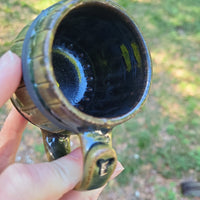 Green, itty bitty Barrel Mug