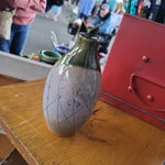 Lavender & Green Vase