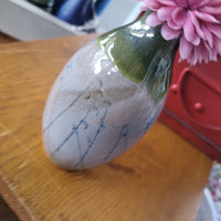 Lavender & Green Vase