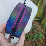 Holographic, Mini Magda, vinyl, Round wristlet