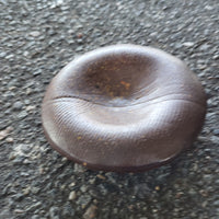 Raw glaze dish w/ legs