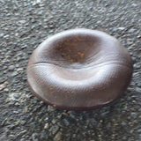 Raw glaze dish w/ legs