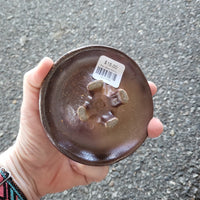 Raw glaze dish w/ legs