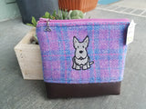 Harris Tweed and Embroidered Dog