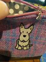 Harris Tweed and Embroidered Dog