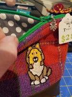 Harris Tweed and Embroidered Dog