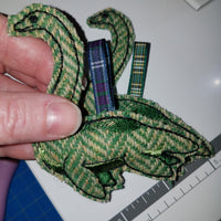 Harris Tweed Nessie Ornament
