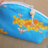 Large Petal Pouch:: Bees