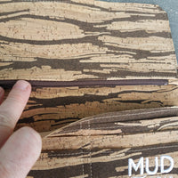 Brown Stripes Long Wallet