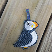 Puffin, Harris Tweed Ornament