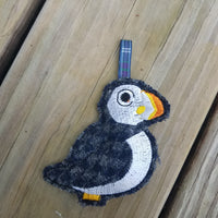 Puffin, Harris Tweed Ornament