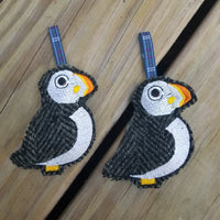 Puffin, Harris Tweed Ornament