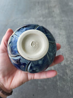 Blue flower, 5/22 medium bowl