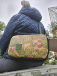 Prickly Pear/Black Catalina Crossbody/Sling Bag